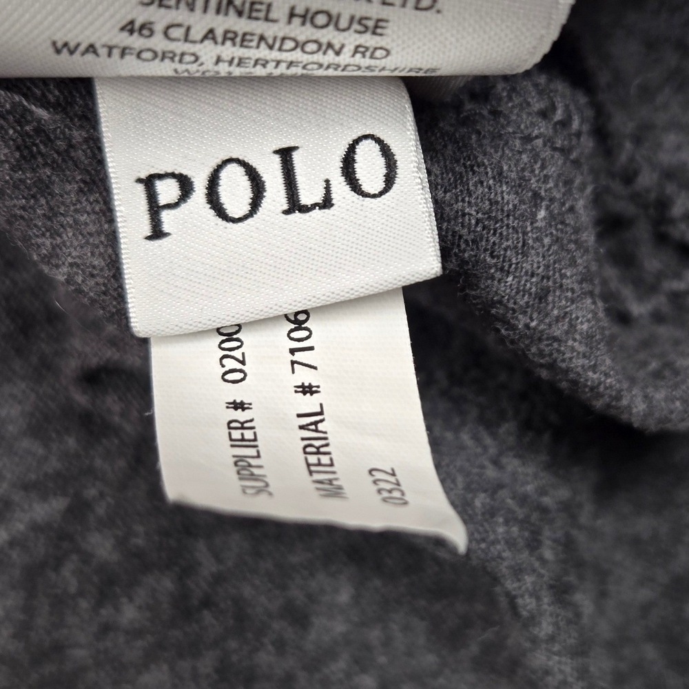 Polo Ralph Lauren Men's Gray Long Sleeve Classic Fit T-Shirt Pony Logo Size‎ L - Picture 10 of 13
